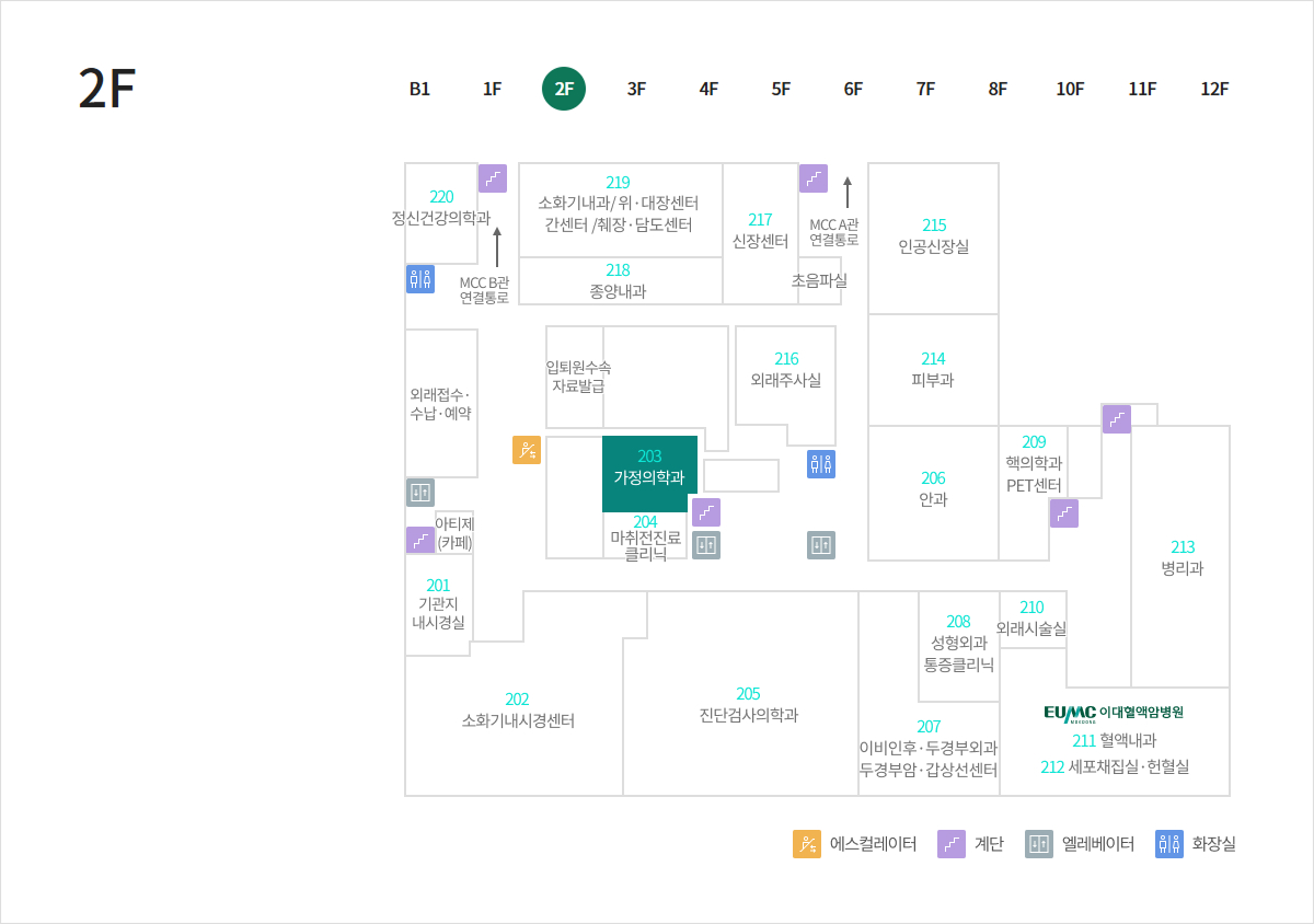 가정의학과 위치이미지
